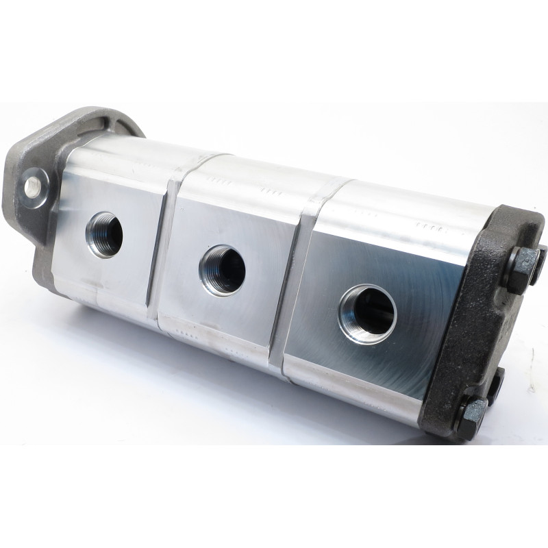 HYDRAULIC GEAR PUMP BOBCAT 325 328 331 334 6668699 6668698 242 MM TRIPLE